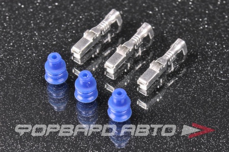 Купить Разъем 3 way генератора TOYOTA 2JZ 22-20 AWG (TS090-SKT1) 1.1-1.4mm (TS090-SL1) TS 090 Sealed Series, черный  3-1-50