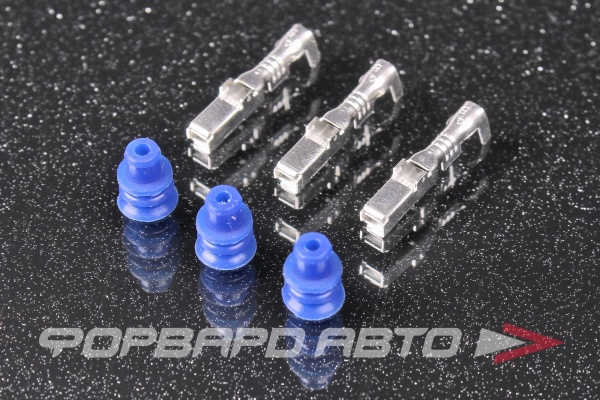 Разъем 3 way генератора TOYOTA 2JZ 22-20 AWG (TS090-SKT1) 1.1-1.4mm (TS090-SL1) TS 090 Sealed Series, черный  3-1-50