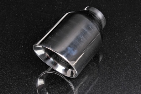 Купить Насадка глушителя Вход = 63мм, Выход = 114мм DEX E208 SILVER