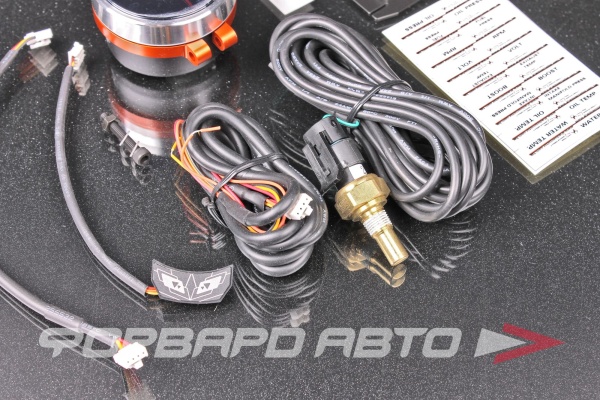 Датчик температуры охлаждающей жидкости 52 мм PRO3 Black Face LED SHADOW SW15170-20