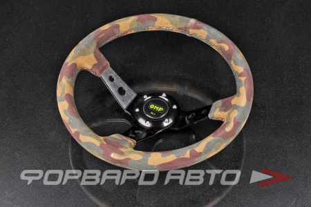 Купить Руль 350мм, большой вылет, замша "Камуфляж" OMP STYLE OMP 14 inch