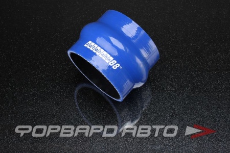 Купить Патрубок силиконовый 89 мм, демпферный, синий AUTOBAHN88 