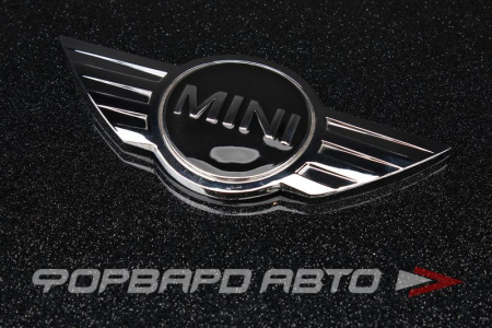 Эмблема шильдик металлическая самоклеющаяся MINI COOPER MELCO 