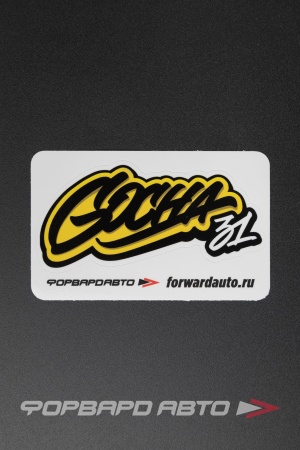 Купить Стикер "GOCHA31" (граффити)  100*50мм ФОРВАРД АВТО 
