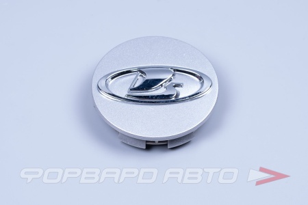 Купить Колпачок литых дисков ВАЗ 2180 VESTA, LADA X-RAY R-16/17 серебро с хромированным знаком (железн. обод) ПЛАСТИК 8450032831