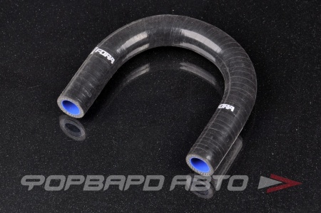 Купить Патрубок силиконовый 16 мм, 180°, 3 слоя армировки, чёрный FORA ASHU09-16-180