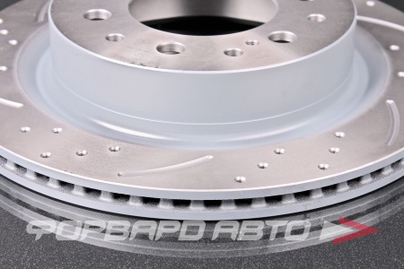 Купить Диск тормозной перфорированный, левый G-BRAKE GFR-22967L