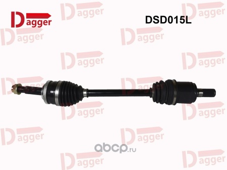 Купить Вал приводной в сборе HYUNDAI SOLARIS/KIA RIO AUTO - 6 SPEED 2WD ABS LH DAGGER DSD015L