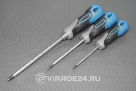 Купить Набор отверток  3шт. S2 (3-х комп.ручк.) GROSS 12166