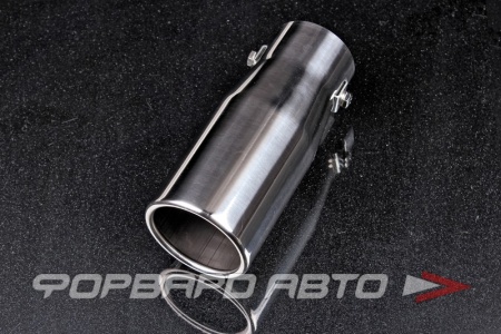 Купить Насадка глушителя Вход = 55 мм Выход = 70 мм Длина = 160 мм Фиксируется зажимами TORINO AUTO HJ-610