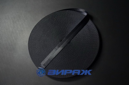 Купить Лента для рюкзаков 25мм полиамид разр.нагр.1300кгс черный Лента 