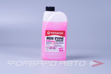 Купить Антифриз MIX-TYPE розовый, 1кг (G12evo, VW) TOTACHI 46801