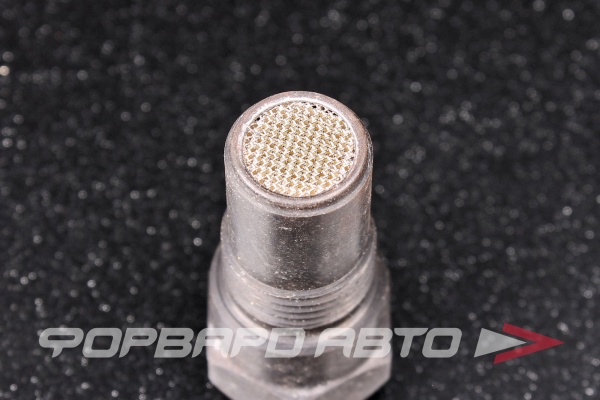 Обманка / проставка кислородного датчика (лямбда-зонда) M18*1,5 (керамика, Евро-5))  Миникатализатором короткий, никелированный корпус TIXONA Z2010