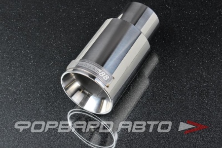 Купить Насадка глушителя Вход = 54 мм Выход = 76 мм Длина = 147 мм (нержавеющая сталь) AUTOBAHN88 
