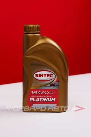 Купить Масло моторное 0W20 1л, PLATINUM 7000 SP GF-6A (c) SINTEC 600162