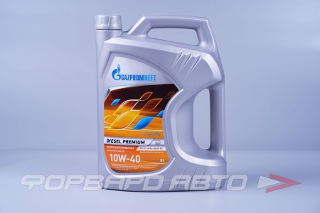 Купить Масло моторное 10W40 5л, Diesel Premium API CI-4/SL CH-4, CG-4, CF-4 GAZPROMNEFT 2389901340