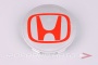 Колпачок ступицы для литых дисков Honda, D65/69мм, h11.3-14.8мм  Silver/red лого <> HD-08