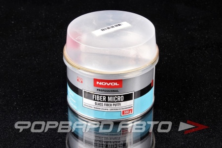 Купить Шпатлевка "FIBER MICRO" п/э со стеклянным волокном для небольших поверхностей, 500гр. NOVOL 1231