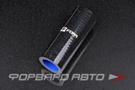 Купить Патрубок силиконовый 28 мм, L=100 мм, 4 слоя армировки, чёрный FORA ASHU01-28-STR