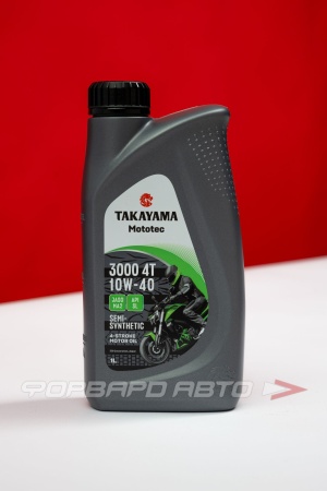Купить Масло моторное 10W40 1л, 4T Mototec 3000 SL MA-2  (п/с) TAKAYAMA 605571