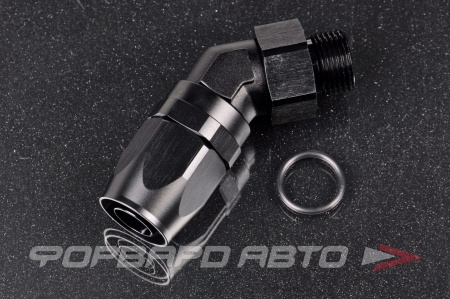 Купить Фитинг AN12 - ORB10 45° под шланг AN (внешняя резьба) AB88 