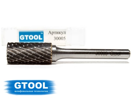 Купить Шарошка по металлу A6, борфреза форма А 12*25*6*65мм GTOOL 30005