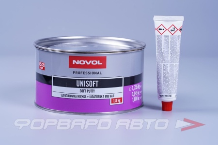 Купить Шпатлевка "UNISOFT" п/э мягкая для нанесения толстым слоем, 1800гр NOVOL 1155