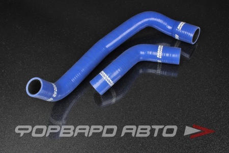 Купить Патрубки радиатора силиконовые Nissan Skyline GT-R BNR34 RB26DETT синие AUTOBAHN88 