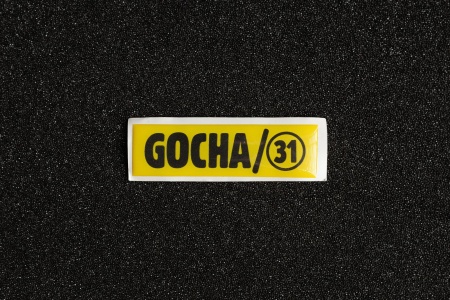 Купить Стикер GOCHA/31 LOGO, объемный  85*20мм  