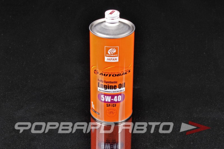 Масло моторное 5W40 1л, ENGINE OIL FS SP/CF AUTOBACS A00032241