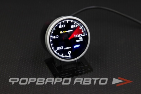 Купить Датчик давления масла 60 мм Pro Black Face LED, SHADOW SW-11076