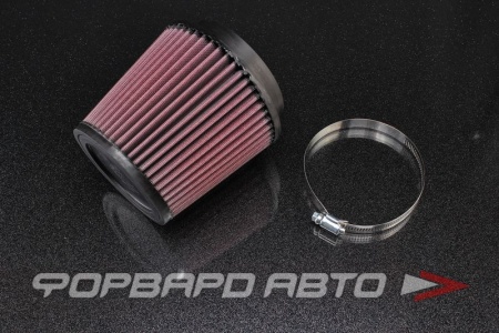 Купить Фильтр нулевого сопротивления 102*127*137*110 мм, резиновый, хлопок, красный K&N RU-2520