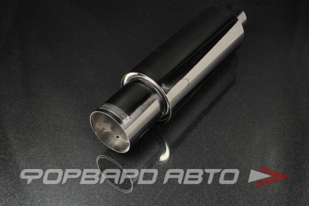 Купить Глушитель Вход = 76 мм Выход = 100 мм Длина = 510 мм AUTOBAHN88 