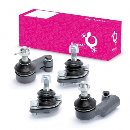 Купить Опора шаровая ВАЗ 2110-15, 2170 с наконечником (2шар.+2након.) «Комфорт» БелМаг BM.1138