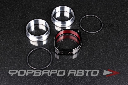 Купить Хомут V-Band (Plazmaclamp) 76 мм (3") + 2 алюминиевых фланца, для впускных систем PLAZMAMAN PCLAMP-3