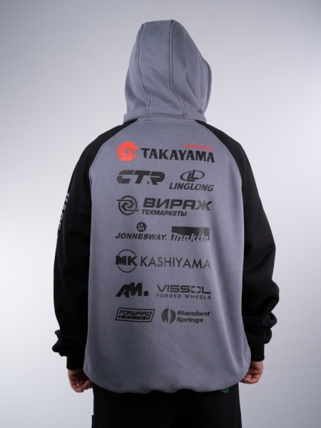 Худи TAKAYAMA серая ФОРВАРД АВТО 