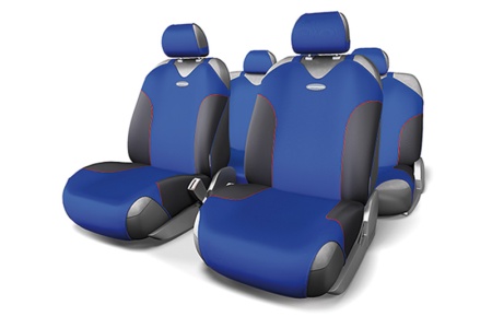 Купить Накидки-майки универсальная (9 пред.) полиэстер под карбон  "SPORT" AUTOPROFI R-802