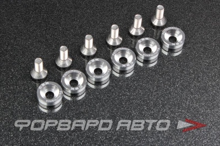 Купить Болт с декоративной шайбой М8 (6 шт) серебрянный CSK PERFOMANCE ABFW-M8-SILVER