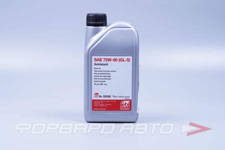 Купить Масло трансмиссионное 75W90 1л, GL-5 (с) FEBI 32590
