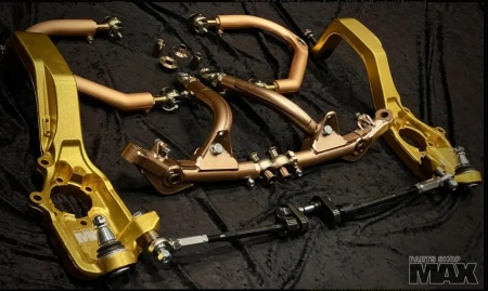 Купить Комплект рычаги + поворотные кулаки + рулевые тяги + рулевые наконечники для Nissan 350Z Z33 Parts Shop MAX Z33SAKSET