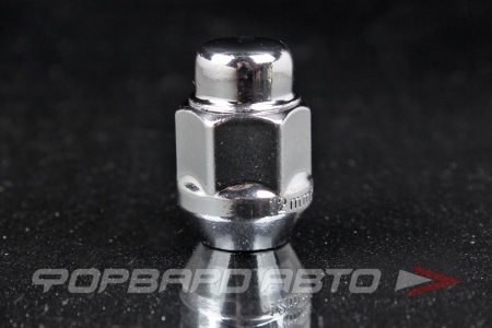 Купить Гайка колеса 12*1,5*35 конус, ключ на 21, оцинкованая ВЕКТОР 901445 Cr