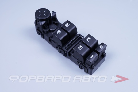 Купить Блок управления стеклоподъемника для автомобиля ВАЗ 2170  4-х клав ЛЮКС (АНАЛОГ) Тольятти 2170-3763080-00