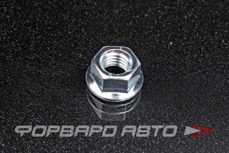 Купить Гайка шестигранная М12*1,75 с фланцем пресс-шайбой оцинк. СИБИРЬ 550К-М12