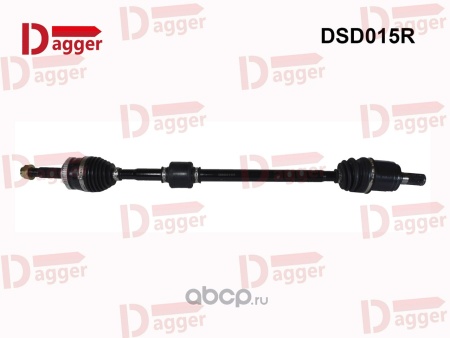 Купить Вал приводной в сборе HYUNDAI SOLARIS/KIA RIO AUTO - 6 SPEED 2WD ABS RH DAGGER DSD015R