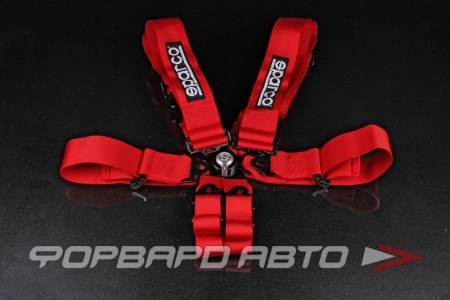 Купить Ремни 6-ти точечные, 3"+2" FIA 8853-2016, красные, для системы HANS SPARCO 