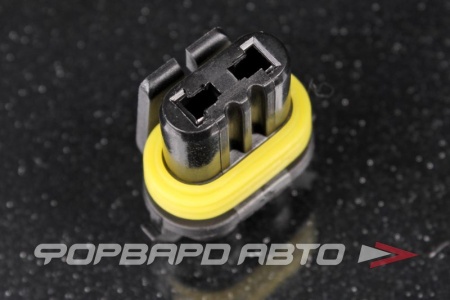 Купить Разъем для лампы HB3, H10 пластик (2 проточки) с проводом CARGEN AX6652