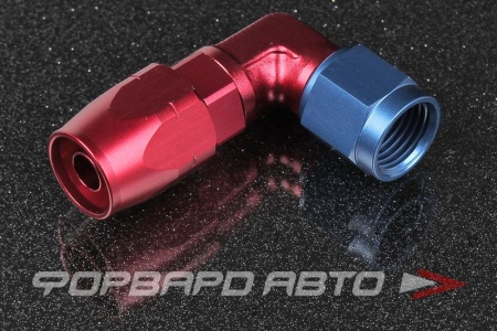 Купить Фитинг AN6 90° под шланг AN, усиленный - врезающийся AUTOBAHN88 