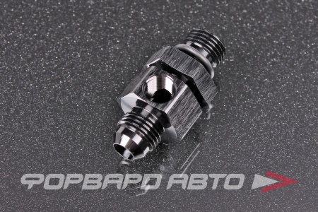 Купить Фитинг AN6 - 1/8" - ORB6, для датчика, папа/мама/папа (L-38mm) AB88 