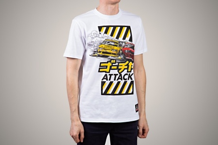 Купить Футболка ATTACK, белая CIAY 