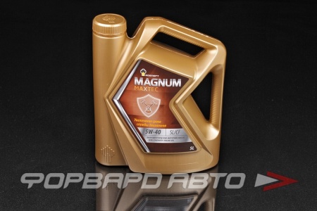Купить Масло моторное 5W40 5л, MAGNUM MAXTEC SL/CF РОСНЕФТЬ 40814650
